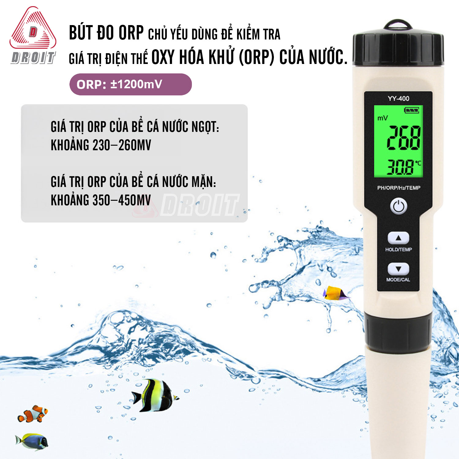 Bút đo oxy hóa khử ORP
