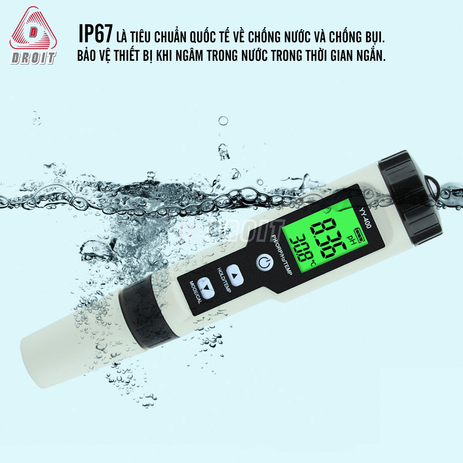 Bút thử nước đo Ph, Hydrogen H2, ORP, nhiệt độ Temp