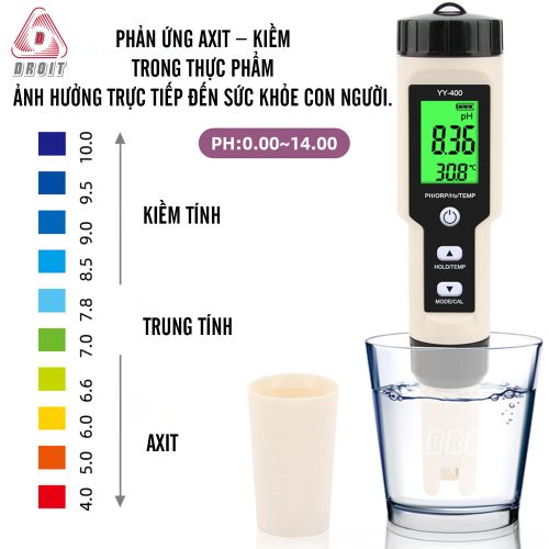 Bút thử nước ion kiềm Hydrogen H2 4 in 1