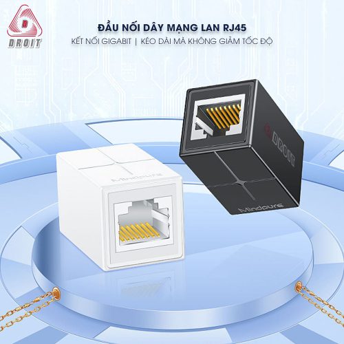 Đầu nối dây mạng LAN RJ45 Cat6 Gigabit Mindpure