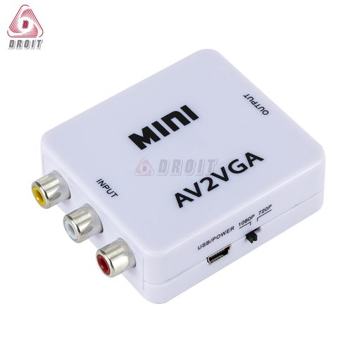 Bộ chuyển đổi AV sang VGA Mini AV2VGA