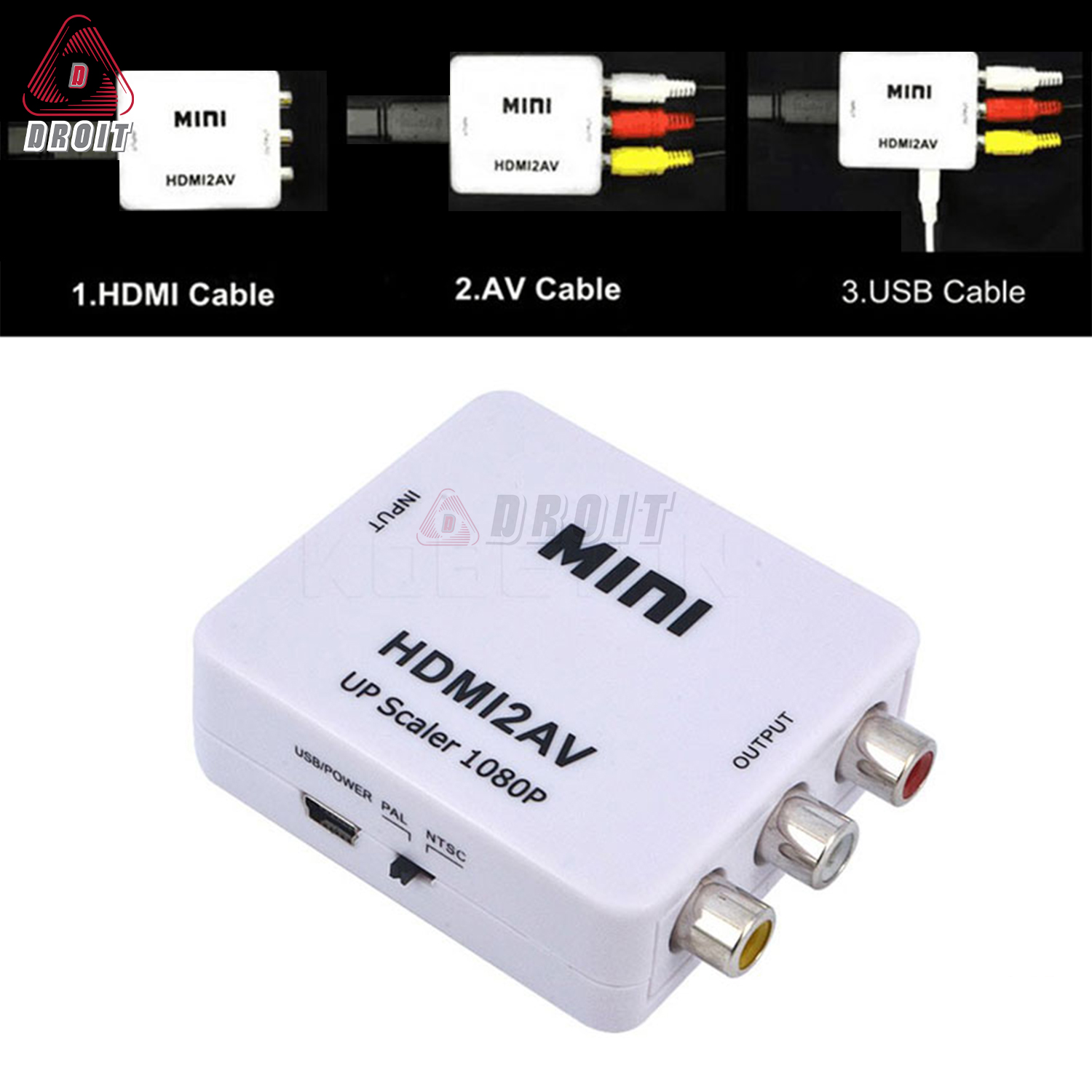 Bộ chuyển đổi HDMI sang Video MINI HDMI2AV