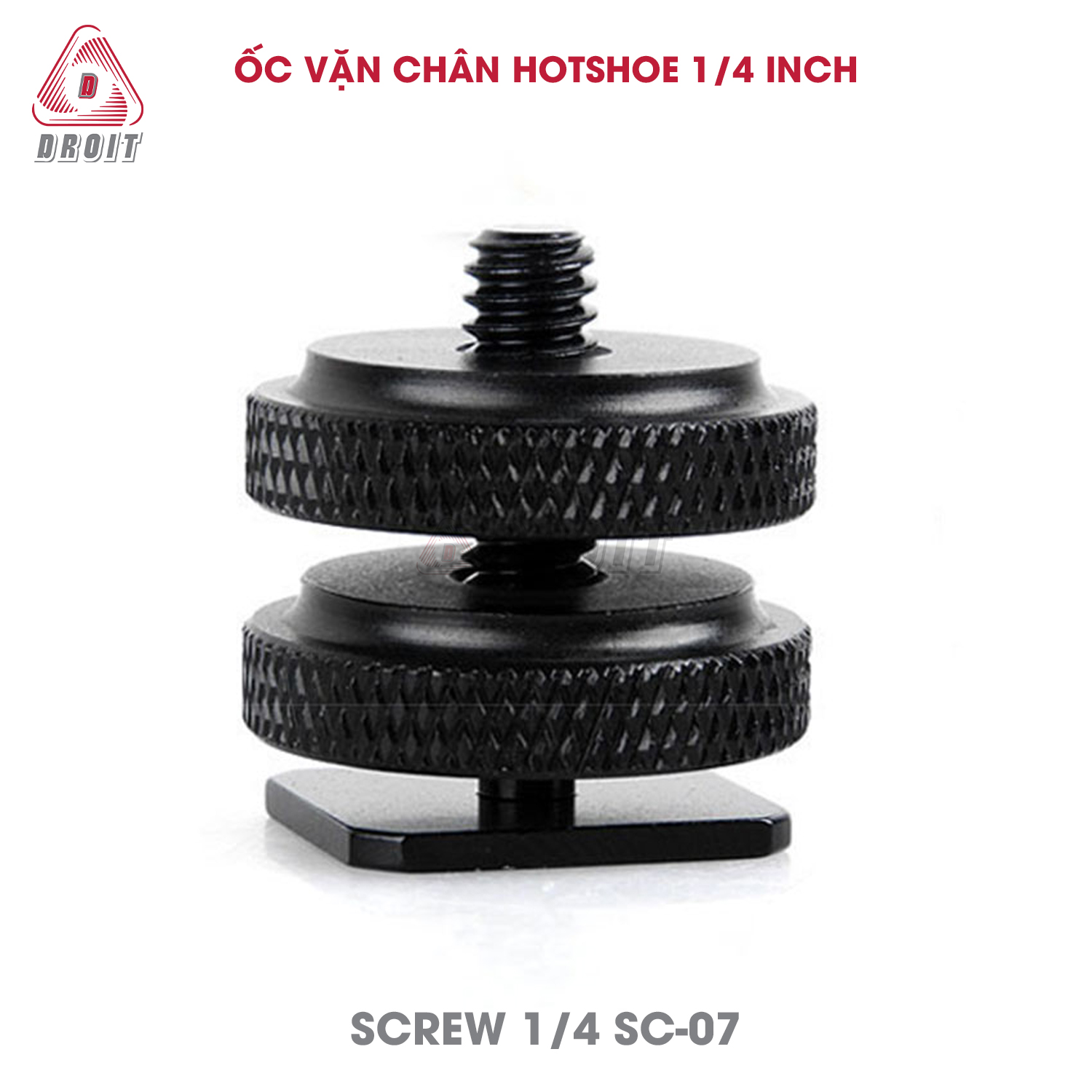 Ốc vặn chân hotshoe máy ảnh 1/4 inch Ốc vặn chân hotshoe máy ảnh 1/4 inch
