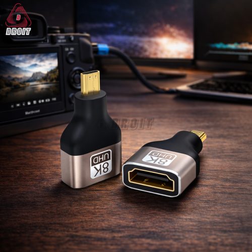 Jack chuyển HDMI sang Micro HDMI 4K 8K UHD