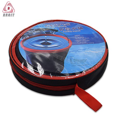 Xô đựng nước gấp gọn 12L để ô tô du lịch rửa xe câu cá
