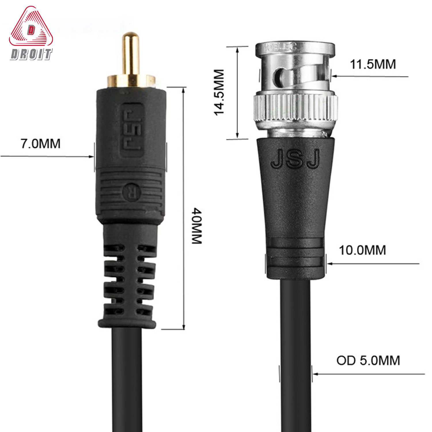 Cáp BNC sang AV RCA