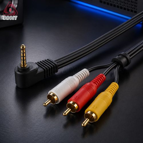 Dây 3.5 ra 3 RCA đầu bông sen