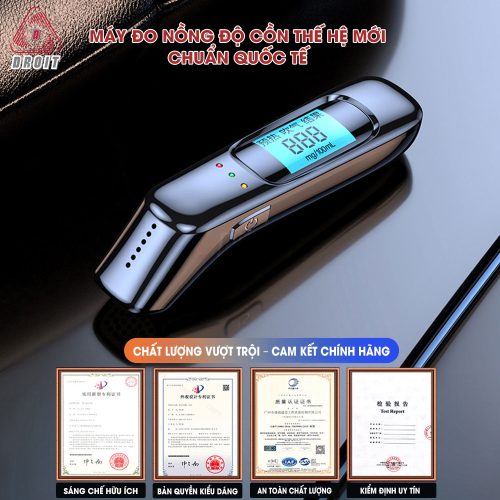 Máy đo nồng độ cồn cầm tay chính hãng chuẩn quốc tế