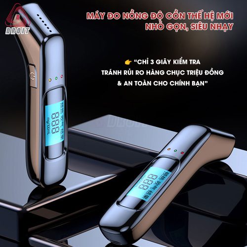 Máy đo nồng độ cồn mini chính hãng chuẩn quốc tế