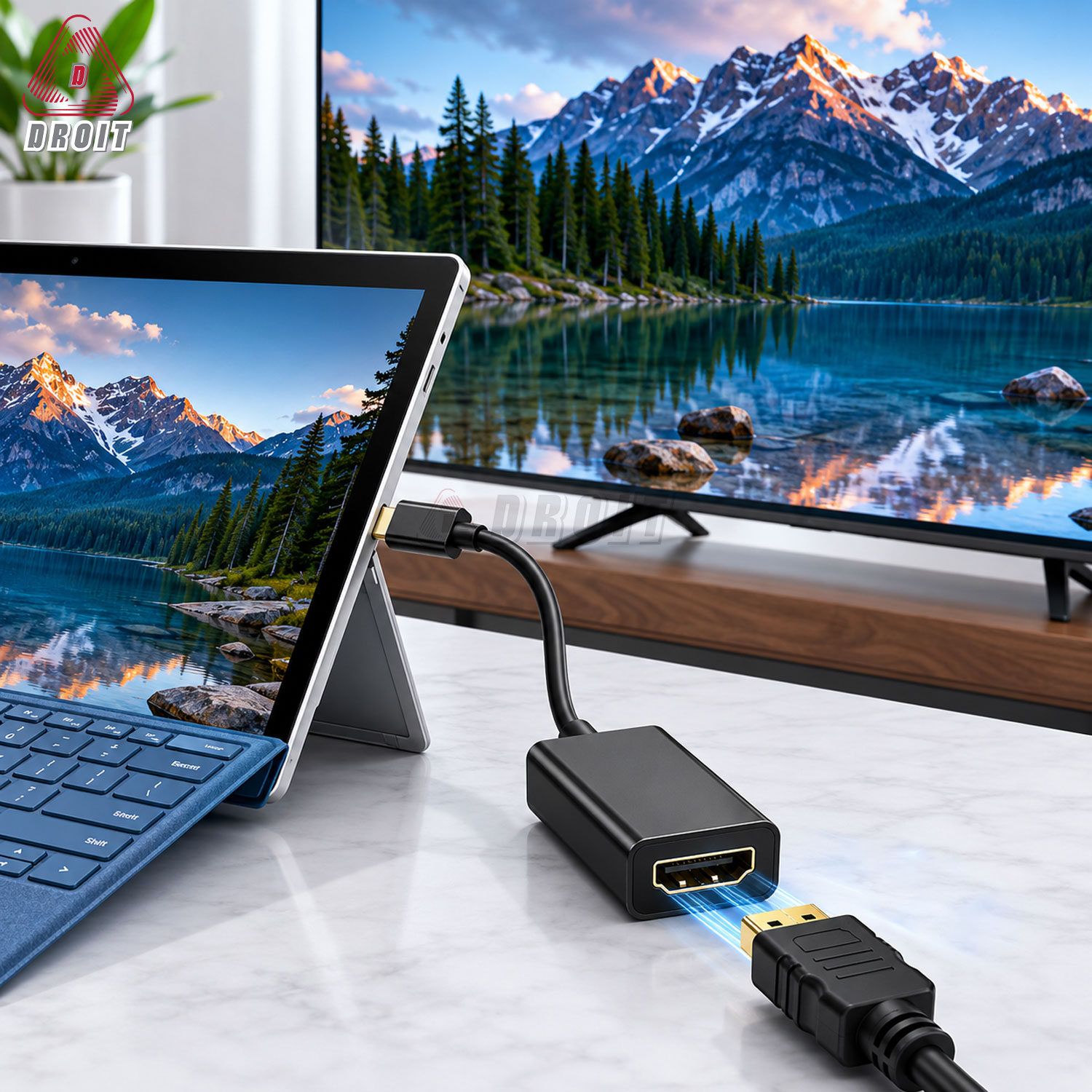 Bộ chuyển Mini DisplayPort sang HDMI 4K