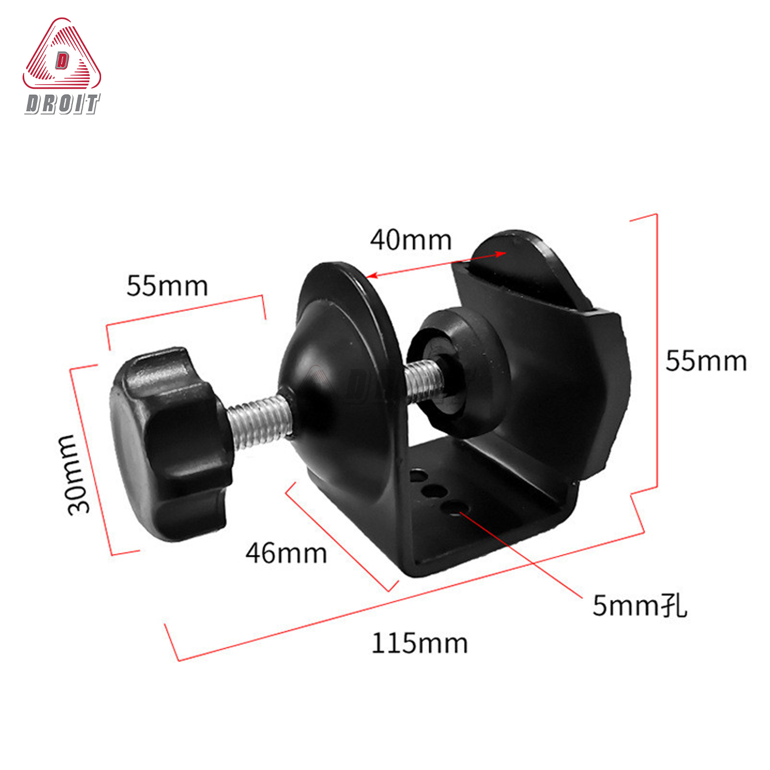 Kẹp chân tripod gắn đèn Flash